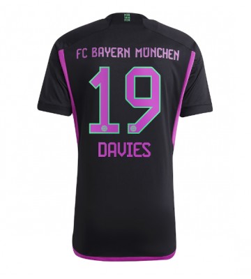 Bayern Munich Alphonso Davies #19 Replica Away Stadium Shirt 2023-24 Short Sleeve